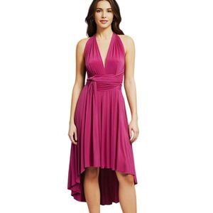 The Jersey Maid Mauve Pink Versatile Dress Size M